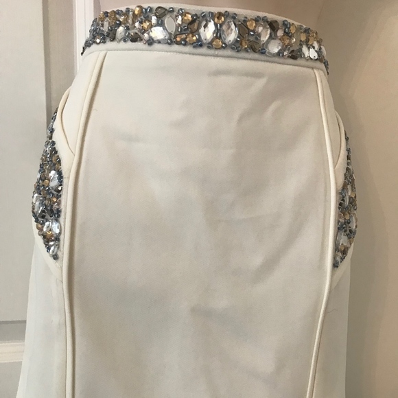 Nordstrom White Embellished Mini Skirt - Picture 1 of 5